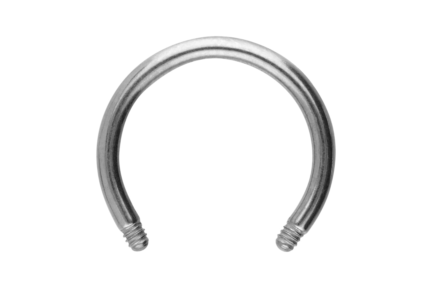 Titan Hufeisenring Piercing ohne Kugel